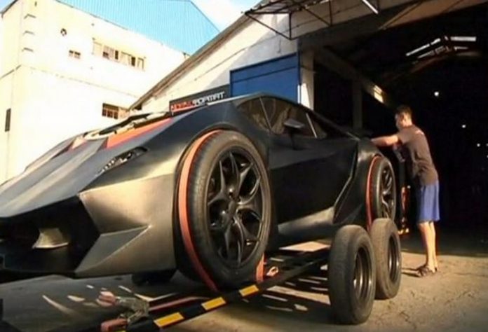 Overkill: Lamborghini Sesto Elemento Replica From Kyrgyzstan