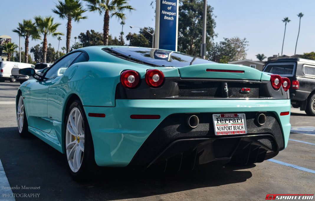 Tiffany Blue Ferrari 430 Scuderia Spotted in California