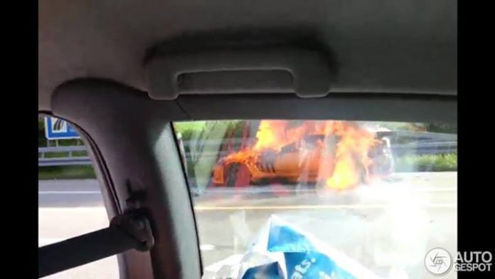 Mercedes-Benz SLR 722 GTB by Sievers Burns Down in Blaze of Glory