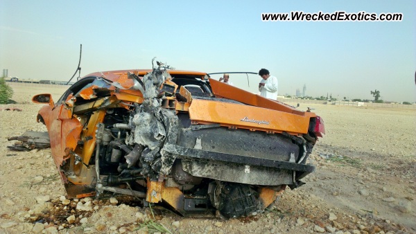 Saudi Arabian Lamborghini Gallardo LP560-4 Destroyed