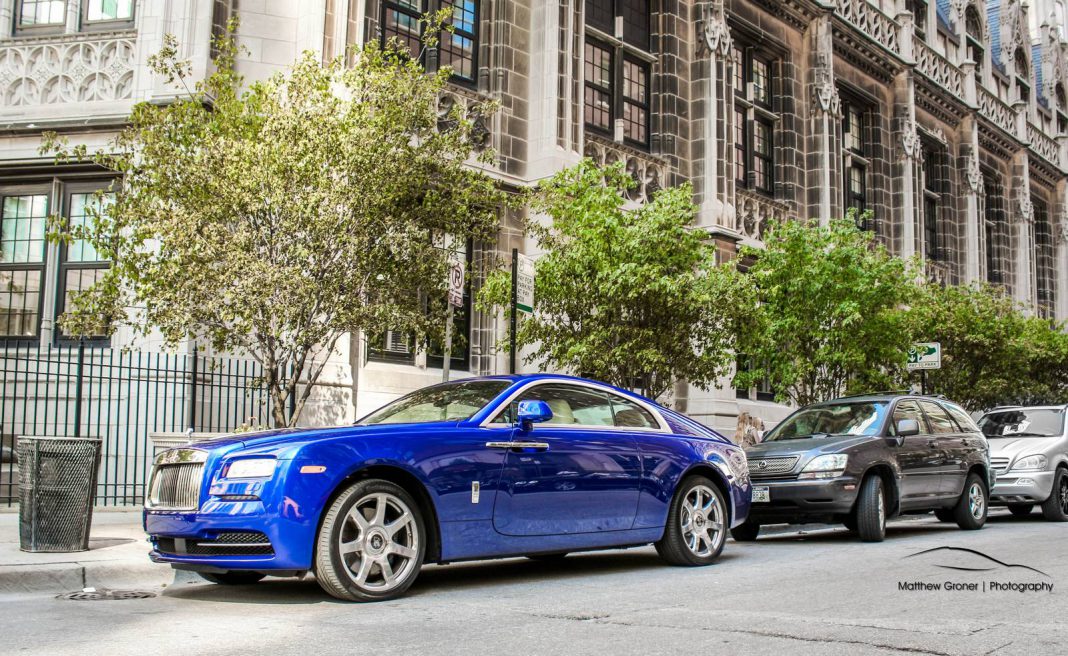Photo Of The Day: Blue Rolls Royce Wraith in Chicago