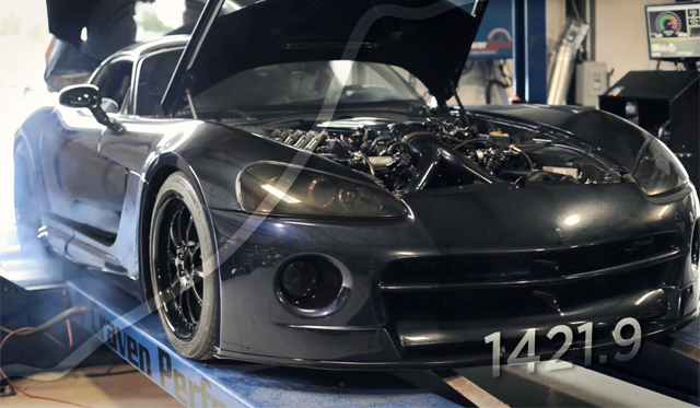 What Does a 1400hp Dodge Viper Sound Like on a Dyno? Epic!