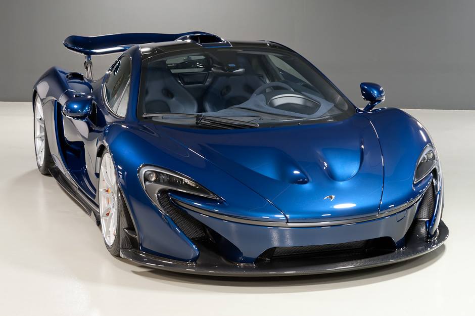 McLaren P1 in Genesis Blue Looks Stunning