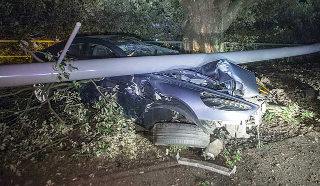 Aston Martin Rapide Destroyed in New Zealand