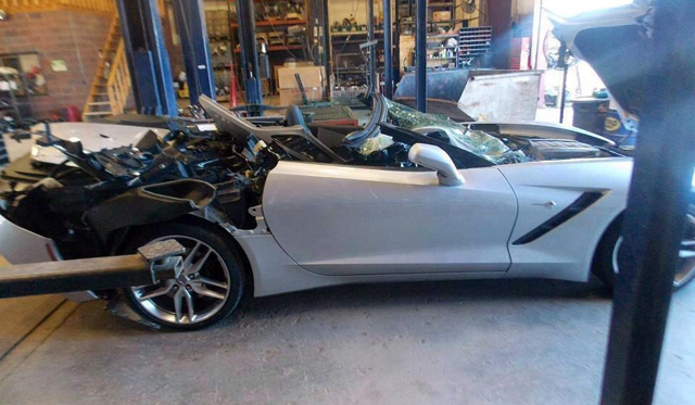 Another 2014 Corvette Stingray Mysteriously Crashed