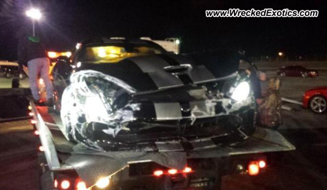2013 SRT Viper Crashes at Atlanta Raceway