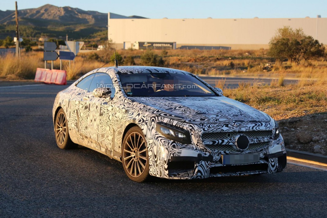 Mercedes-Benz S63 AMG Coupe Revealed More in Spyshots