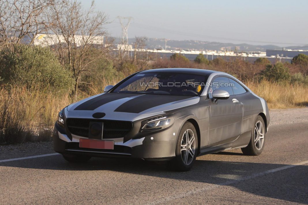 2015 Mercedes-Benz S-Class Coupe Losses Some Camo