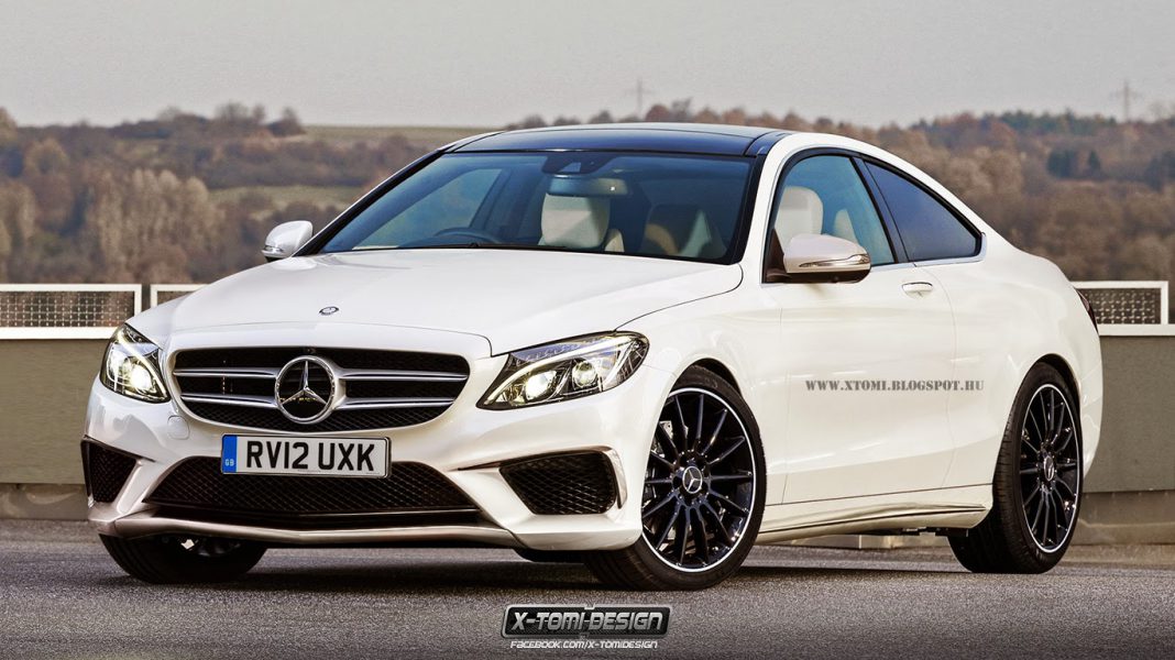 2015 Mercedes-Benz C-Class Coupe and S63 AMG Coupe Rendered