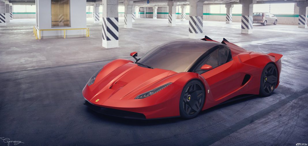 Awesome Ferrari Verus V2.0 Rendered