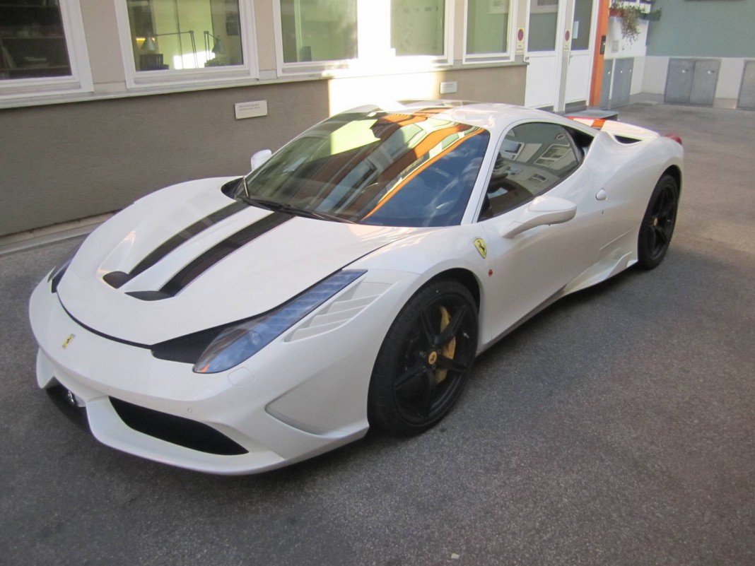 Stunning White Ferrari 458 Speciale For Sale in Germany