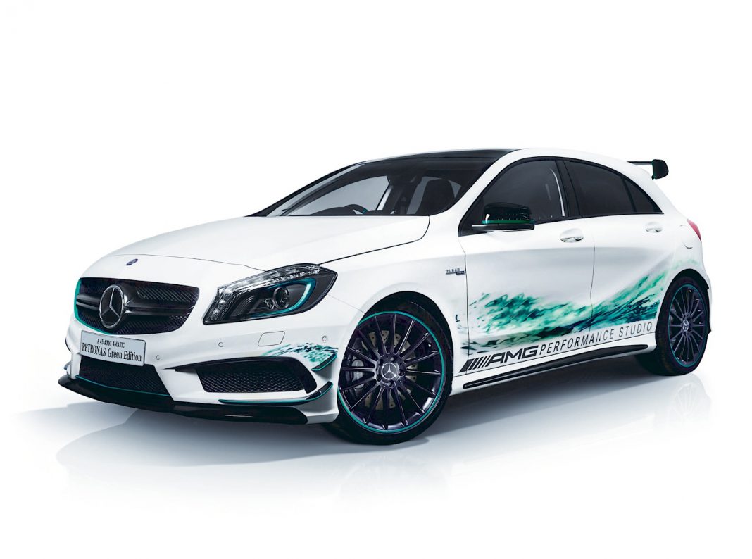 Official: Mercedes-Benz A 45 AMG Petronas Green Edition