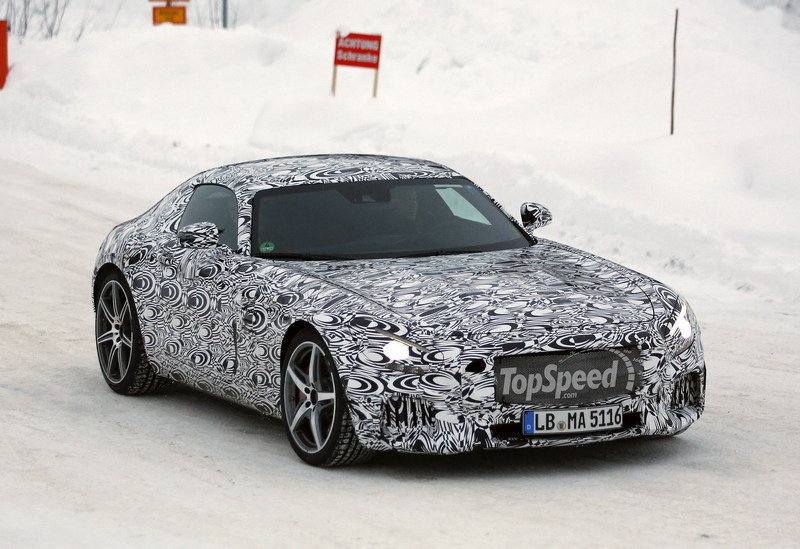 Upcoming 2015 Mercedes-Benz AMG GT Winter Tests