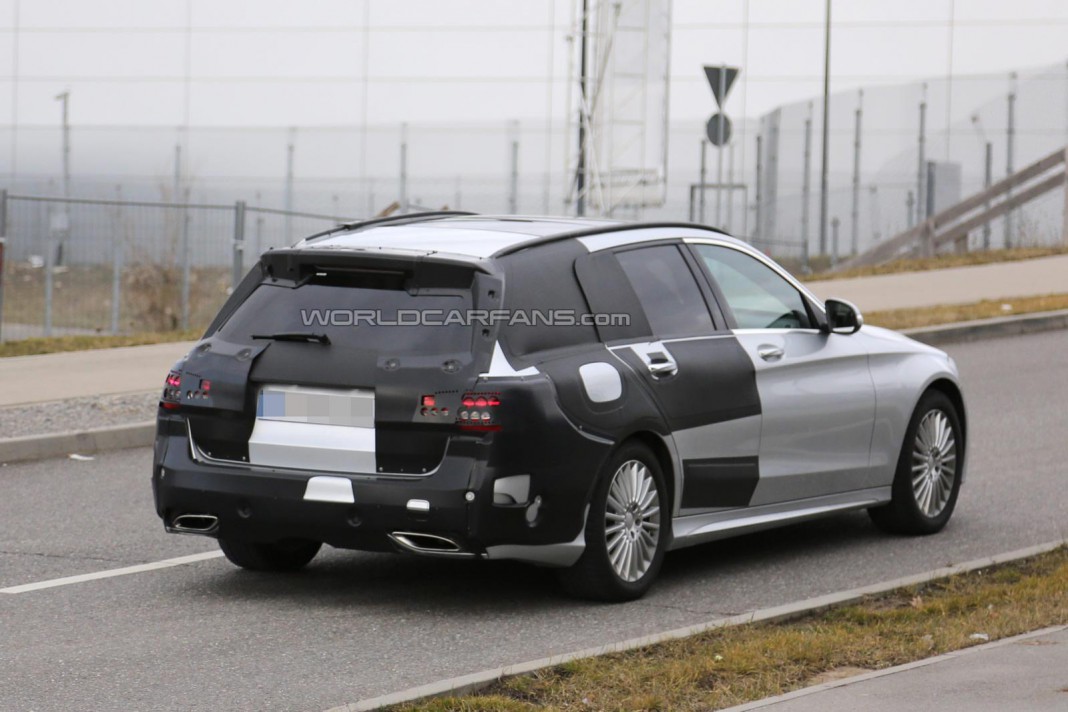 2015 Mercedes-Benz C-Class Estate Spied Testing