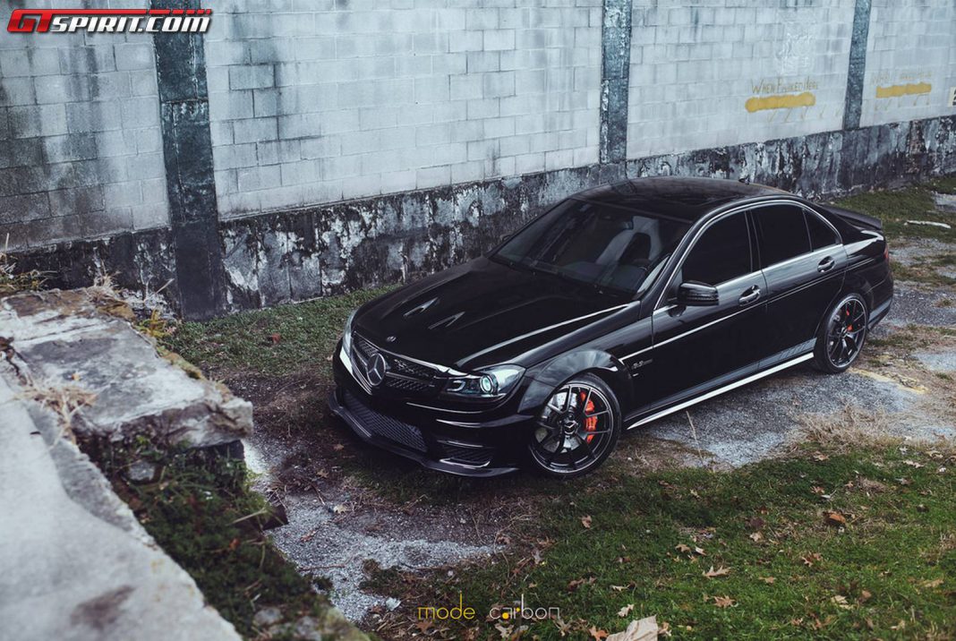 Obsidian Black Mercedes-Benz C63 Edition 507 by Mode Carbon