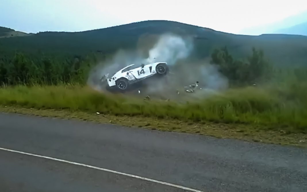 Nissan GT-R Wrecked on Camera