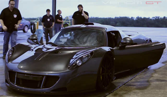 Watch the Hennessey Venom GTs Record Setting Top Speed Run