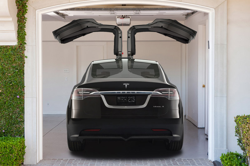 Production-Spec Tesla Model X to Maintain Falcon Doors