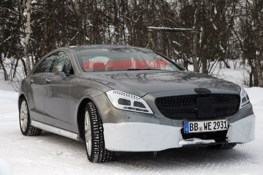 New Images of Facelifted Mercedes-Benz CLS
