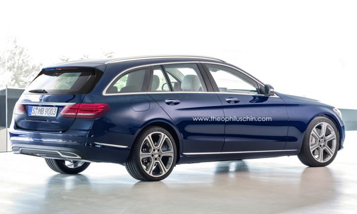 Upcoming Mercedes-Benz C-Class Estate Rendered