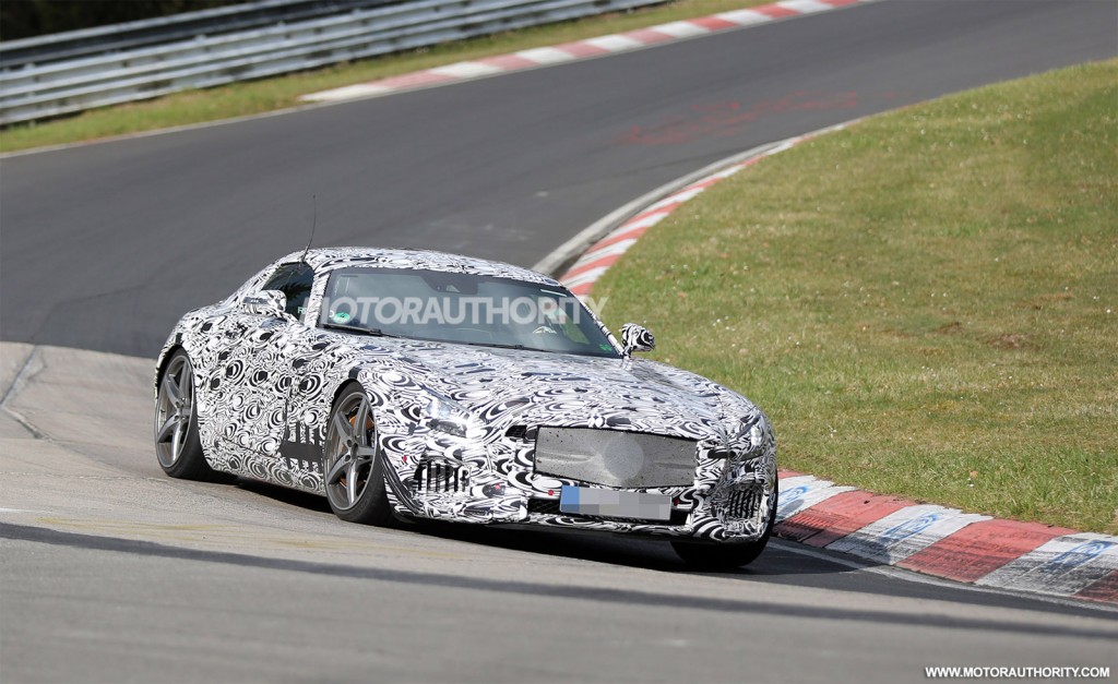 2015 Mercedes-Benz AMG GT Tests on the Nurburgring