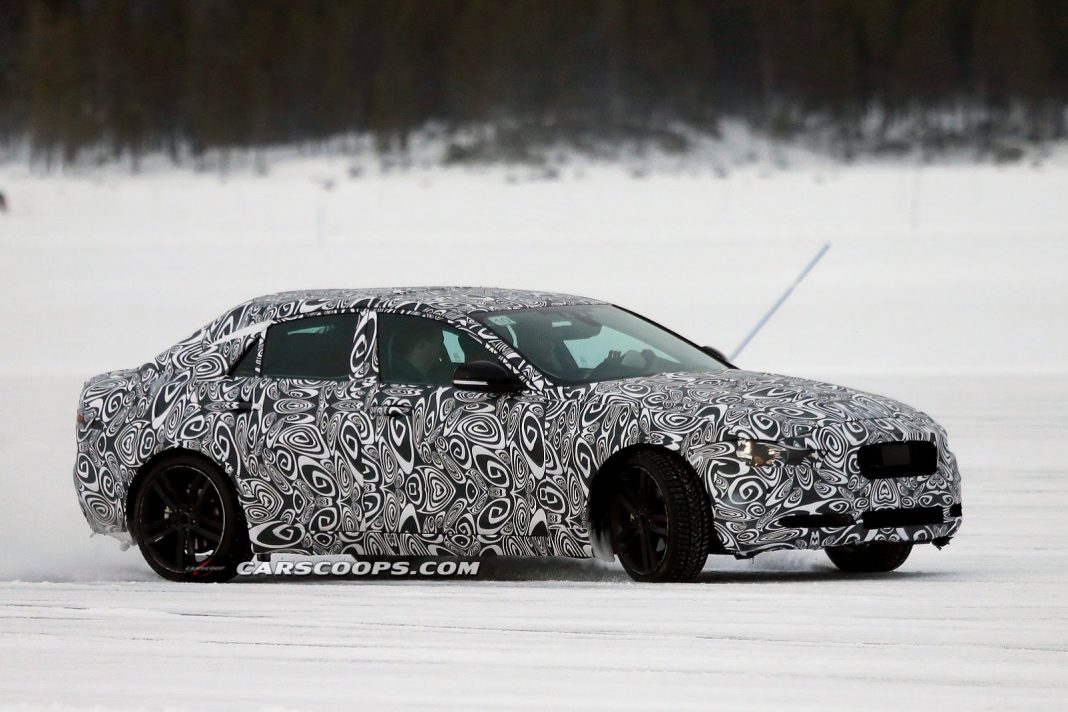 Jaguar XE Spied Sliding in the Snow!