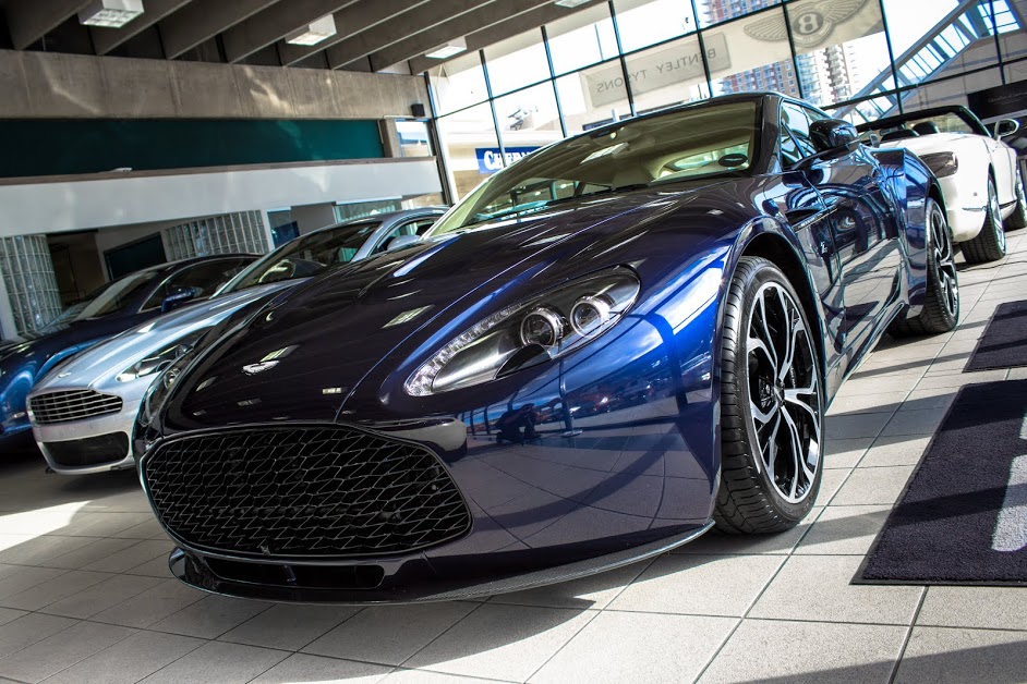 Beautiful Blue Aston Martin V12 Zagato For Sale in the U.S.