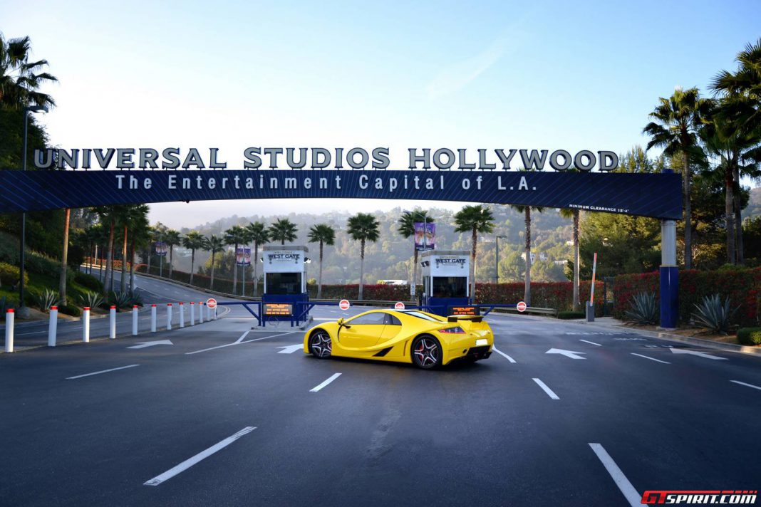 GTA Spano Wows at Universal Studios Hollywood