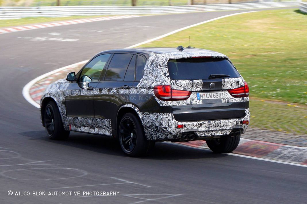 2015 BMW X5M Spotted With Less Camo at the Nürburgring