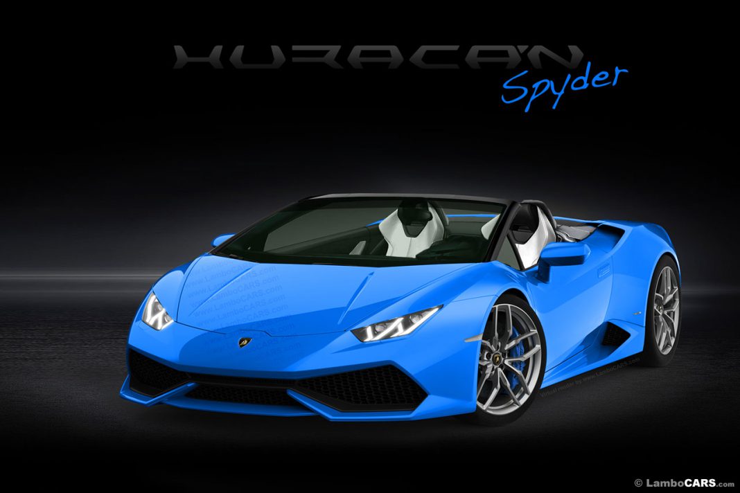 Lamborghini Huracan Spyder Rendered in Array of Colours