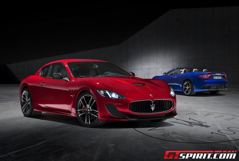Official: Maserati GranTurismo MC Centennial Edition Coupe and Convertible