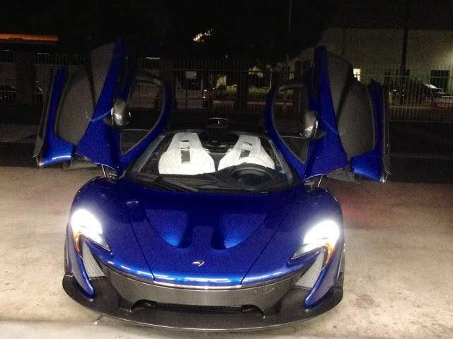 Azure Blue McLaren P1