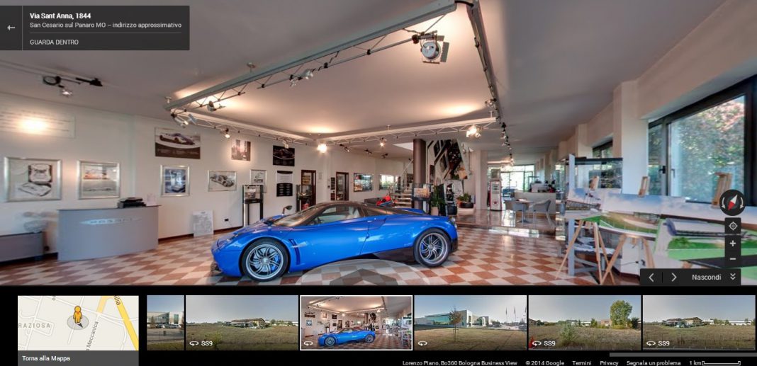 Pagani Factory Now Available on Google Street View