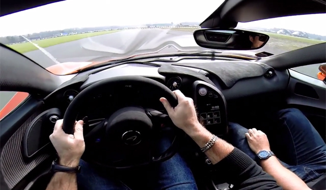 Awesome POV Drive in McLaren P1 on Track!