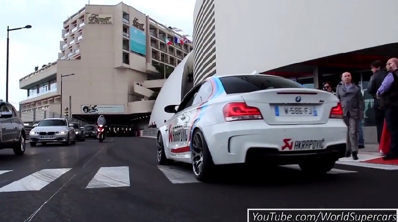 Video: Ferociously Loud BMW 1M with Akrapovic Exhaust in Monaco