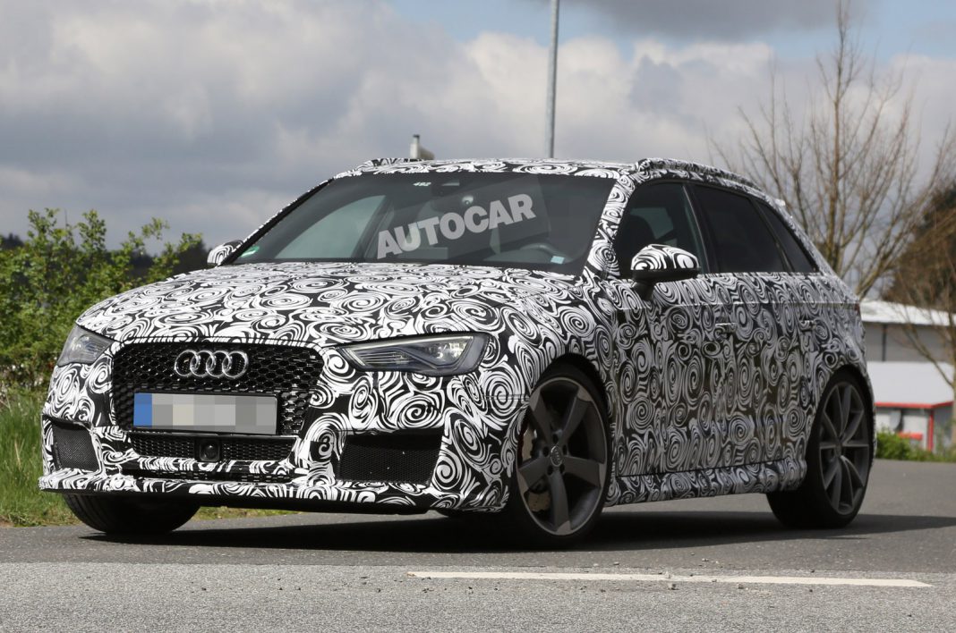 New Audi RS3 Spied Ahead of Reported Paris Debut