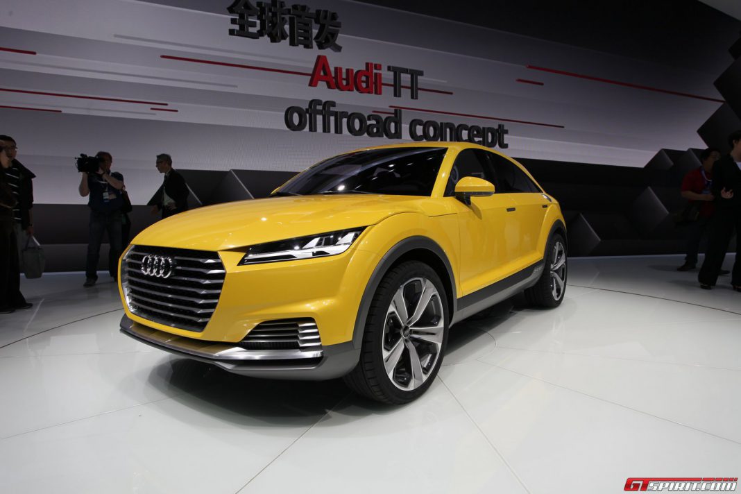 Audi TT Allroad Concept at Beijing Motor Show 2014