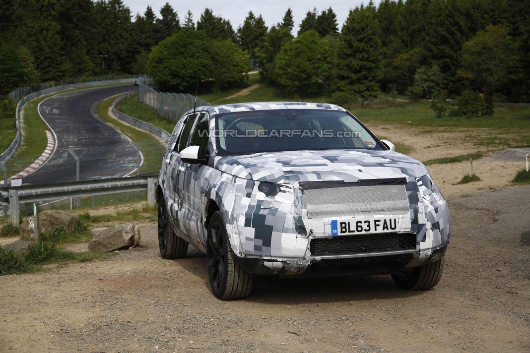 Land Rover Discovery Sport Spied Testing Near the Nurburgring