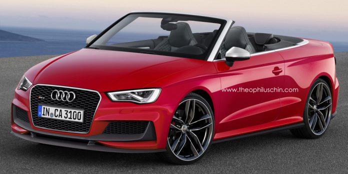Future Audi RS3 Cabriolet Rendered
