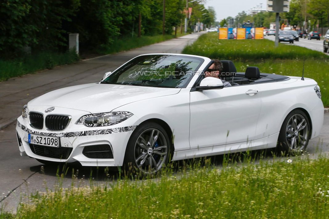 BMW 2-Series Cabriolet Tests With Little Camo