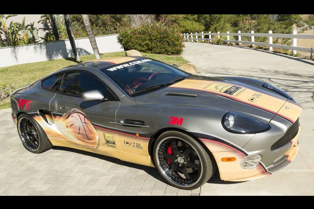 Aston Martin Vanquish Signed by 50 NBA Legends For Sale