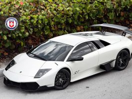 Stunning Matte White Lamborghini Murcielago SV on HRE Wheels
