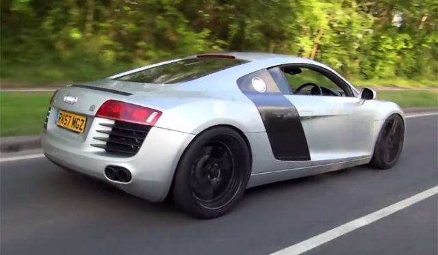 Video: Audi R8 V8 With Armytrix F1 Exhaust!