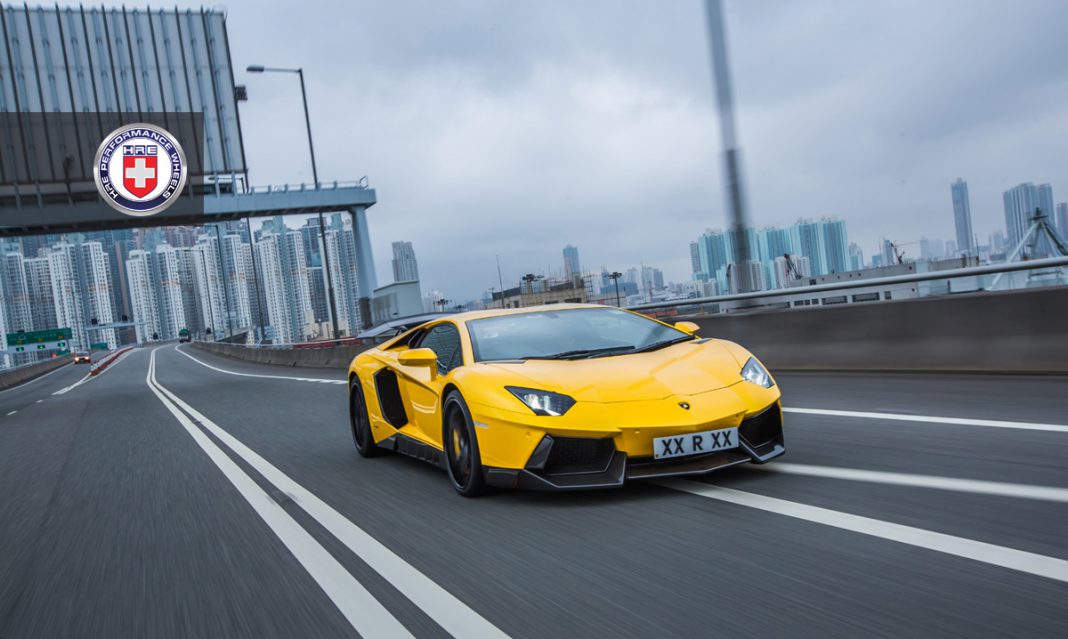 Yellow Novitec Torado Lamborghini Aventador in Hong Kong!