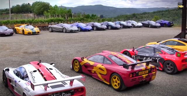 Video: McLaren F1s Invade Italy During Owners Club Meet!