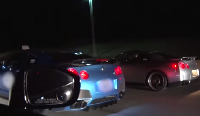 Video: Three 1000hp Nissan GT-R Tear up the Streets!