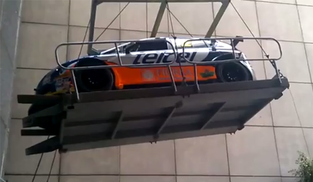 Video: Seat Leon Cupra Racer Falls Two-Stories!