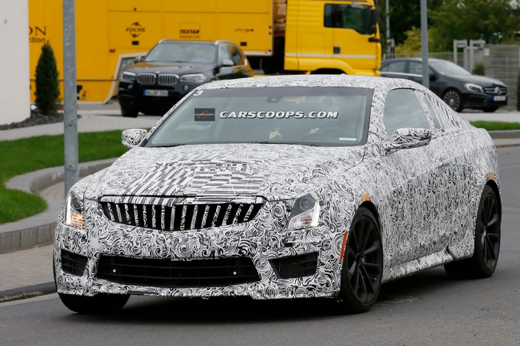 New Cadillac ATS-V Coupe Spied at the Nurburgring