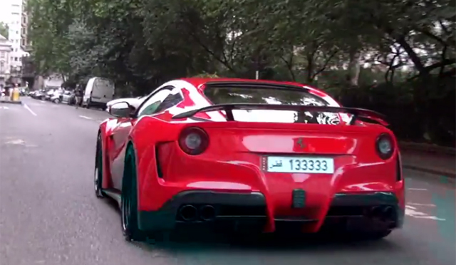 Video: Novitec N-Largo Ferrari F12 Hits London Streets!