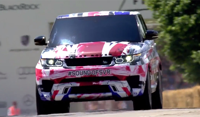 Video: Range Rover Sport SVR Stuns at Goodwood